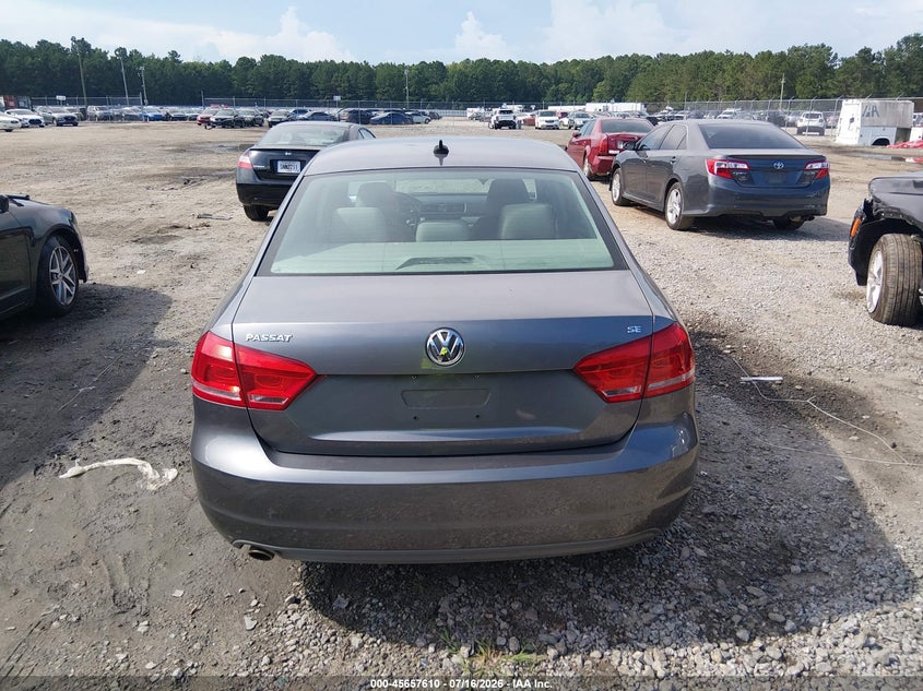 2012 Volkswagen Passat 2.5L Se VIN: 1VWBH7A39CC013638 Lot: 45657610