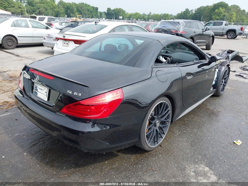 Vin: wddjk7ea8hf047199, lot: 46156184, mercedes-benz amg sl 63 20174