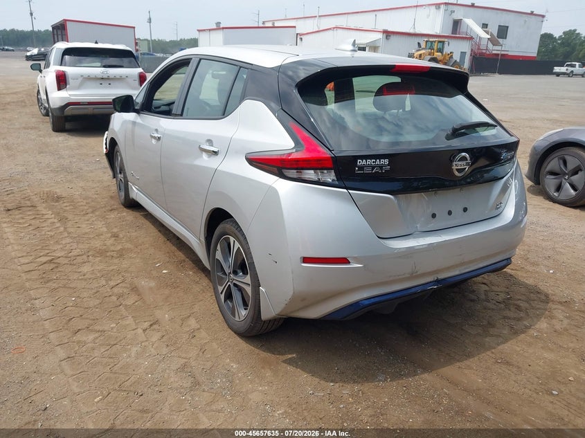 Vin: 1n4bz1cp8kc319554, lot: 46156207, nissan leaf sl plus 20193