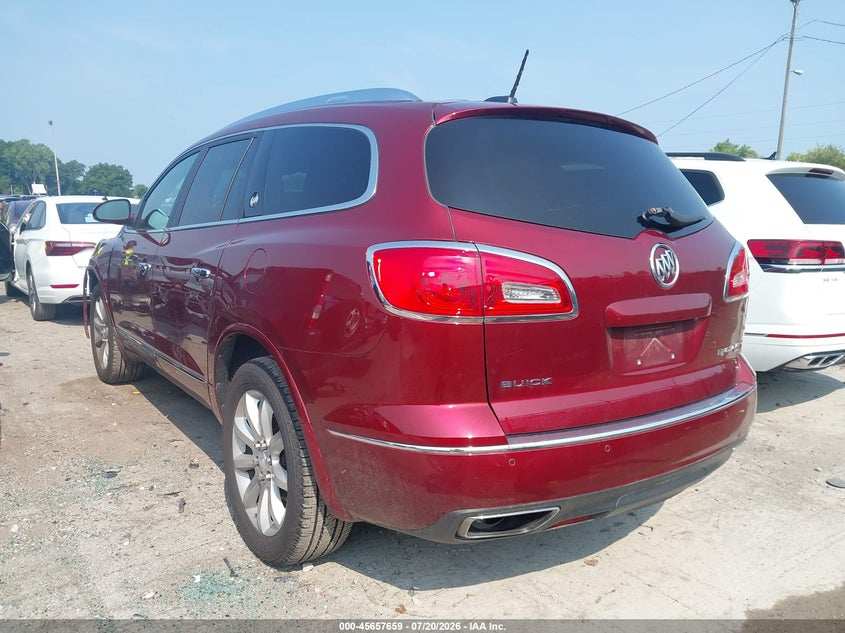 Vin: 5gakvckd6gj322319, lot: 46156231, buick enclave premium 20163