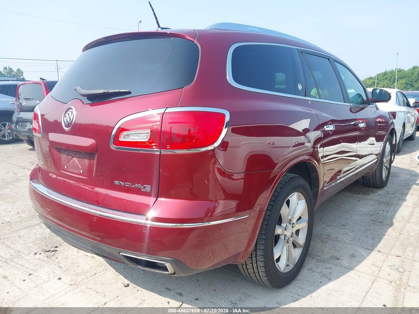 Vin: 5gakvckd6gj322319, lot: 46156231, buick enclave premium 20164