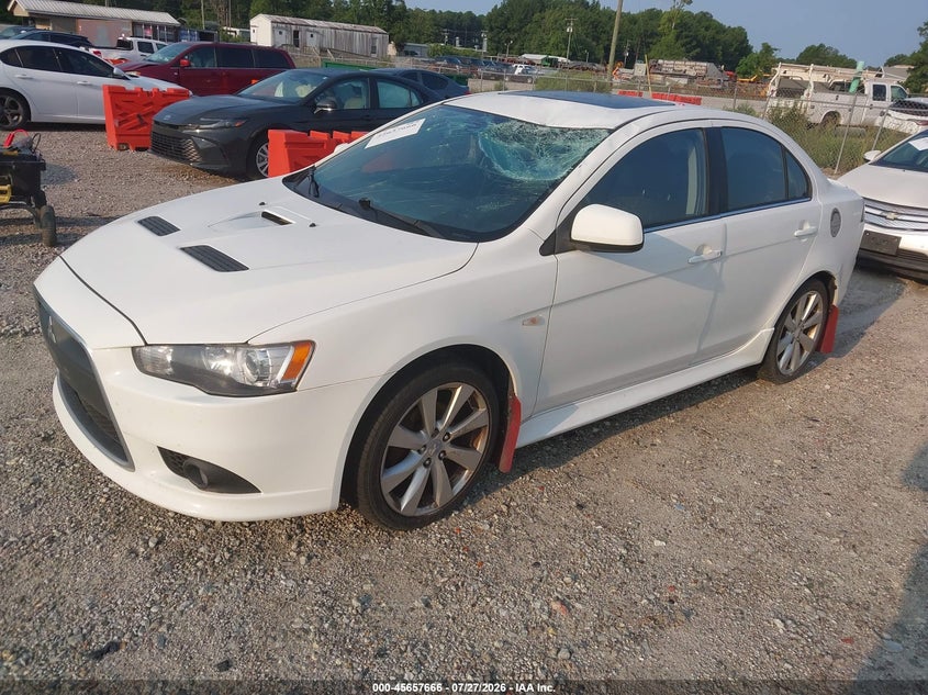 Vin: ja32v6fvxdu006403, lot: 46156238, mitsubishi lancer ralliart 20132