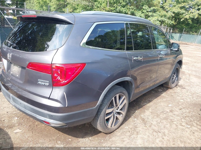 Vin: 5fnyf6h94hb070928, lot: 46156246, honda pilot touring 20174