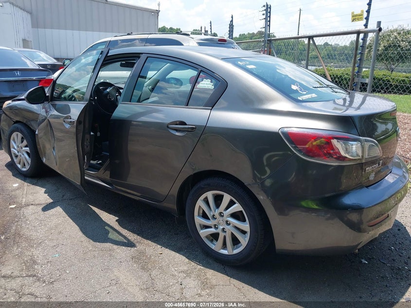 Vin: jm1bl1v76c1536655, lot: 46156262, mazda mazda3 i touring 20123