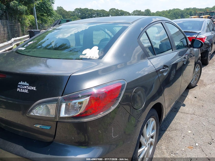 Vin: jm1bl1v76c1536655, lot: 46156262, mazda mazda3 i touring 20124