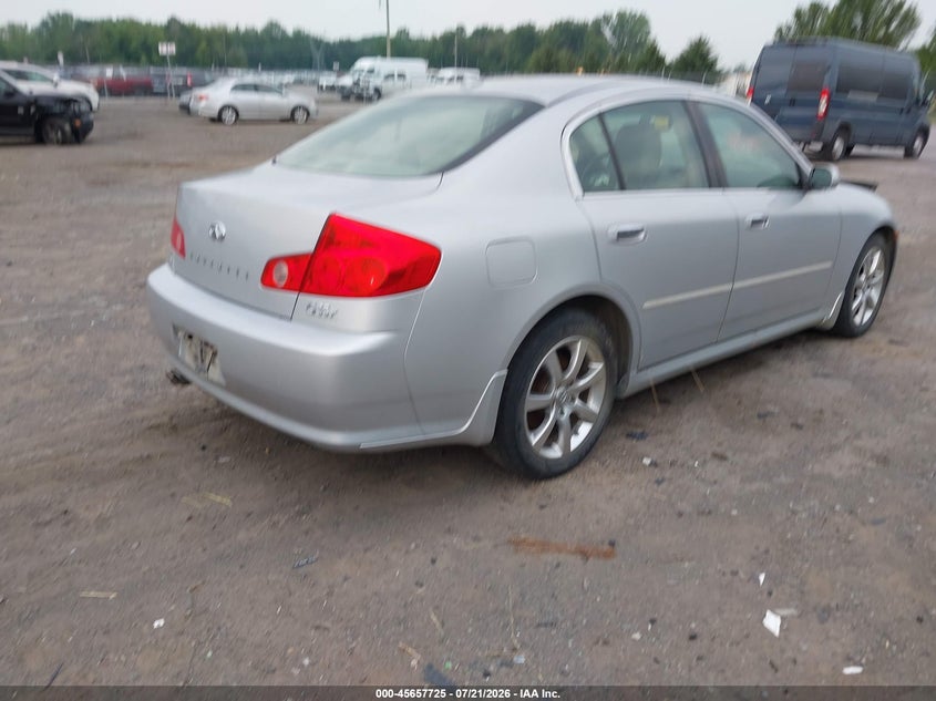 2006 Infiniti G35X VIN: JNKCV51F36M601191 Lot: 45657725