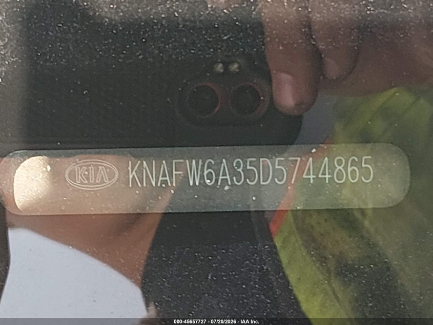 2013 Kia Forte Koup Sx VIN: KNAFW6A35D5744865 Lot: 45657727