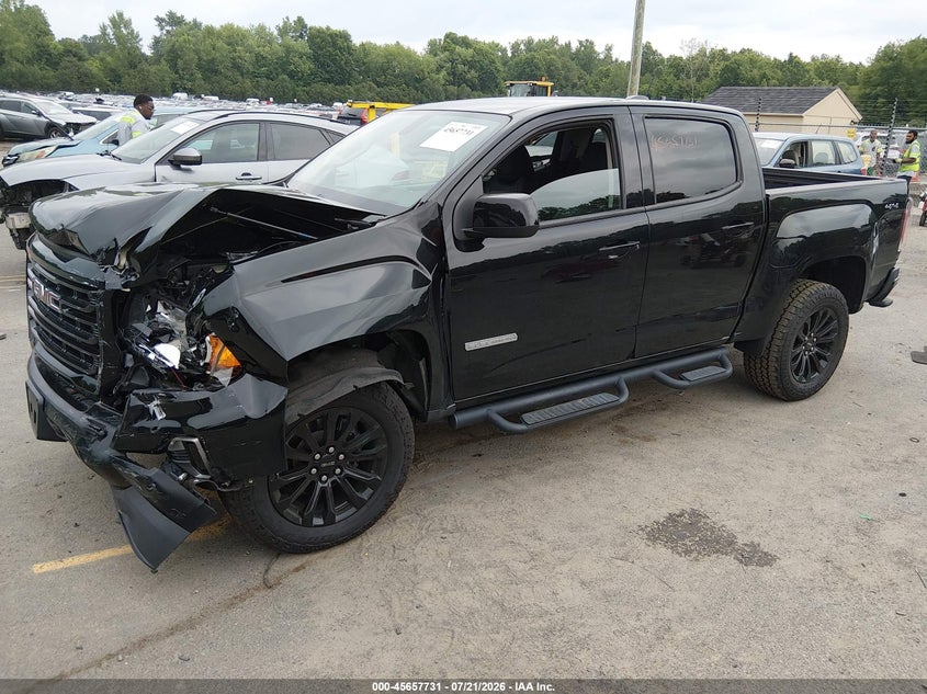 Vin: 1gtg6cen1n1333036, lot: 46156303, gmc canyon 4wd  short box elevation 20222