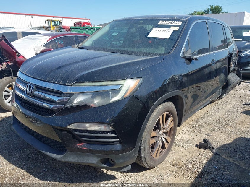 Vin: 5fnyf5h89gb031915, lot: 46156319, honda pilot ex-l 20162