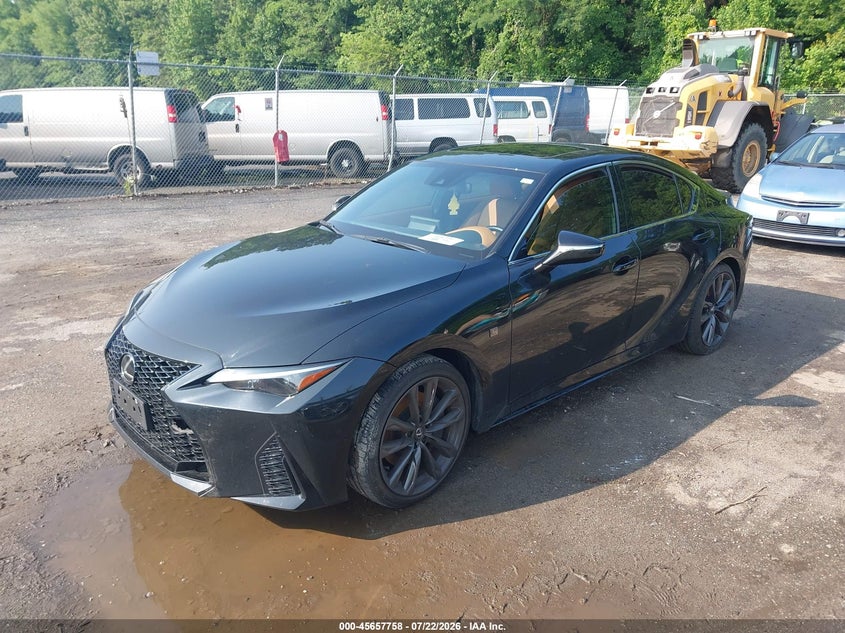 Vin: jthbz1e24r5037257, lot: 46156330, lexus is 350 f sport design 20242