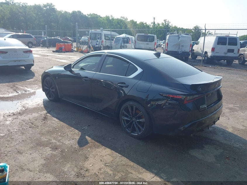 Vin: jthbz1e24r5037257, lot: 46156330, lexus is 350 f sport design 20243