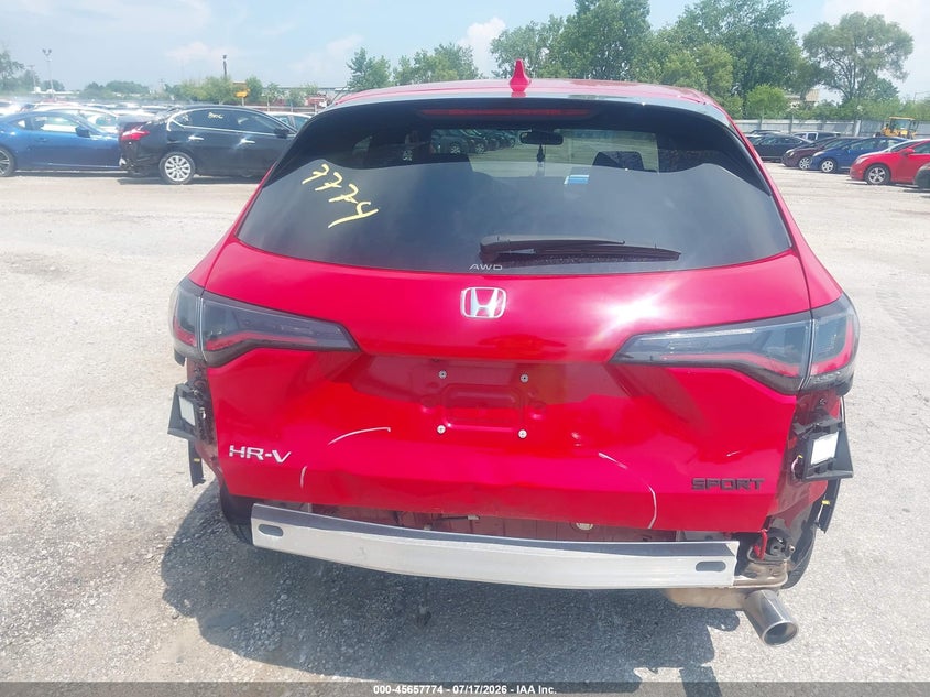 2025 Honda Hr-V Awd Sport VIN: 3CZRZ2H50SM774333 Lot: 45657774