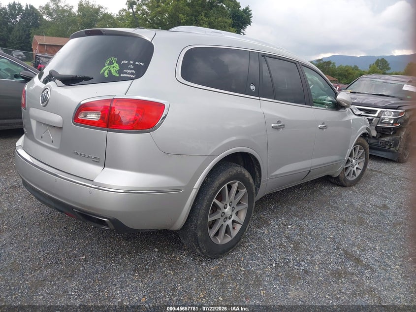 Vin: 5gakvbkd4ej107805, lot: 46156353, buick enclave leather 20144