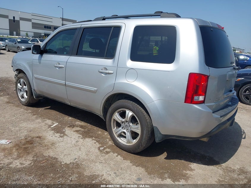 Vin: 5fnyf3h57cb041573, lot: 46156360, honda pilot ex-l 20123