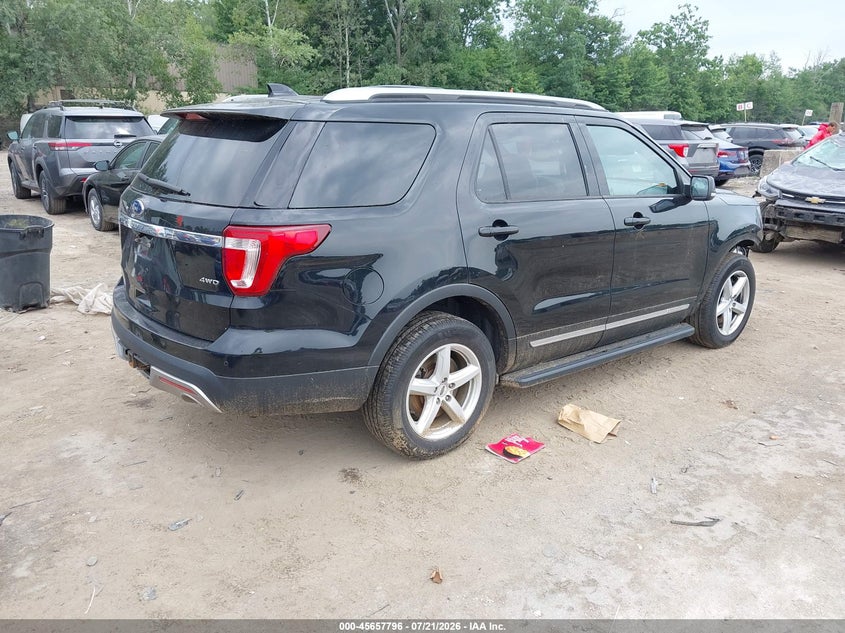 Vin: 1fm5k8d87hgd73520, lot: 46156368, ford explorer xlt 20174