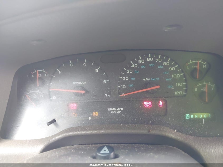 2002 Dodge Durango Slt VIN: 1B4HR48N02F150641 Lot: 45657812