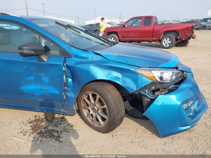 2018 Subaru Impreza 2.0I Premium VIN: 4S3GTAD65J3722056 Lot: 45657849