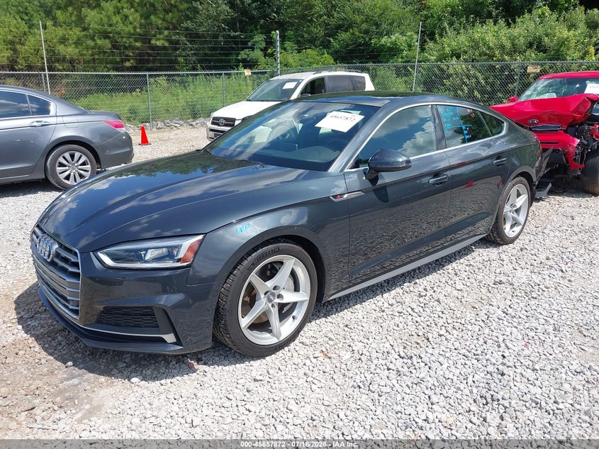 Vin: wauencf53ja061136, lot: 46156444, audi a5 2.0t premium 20182