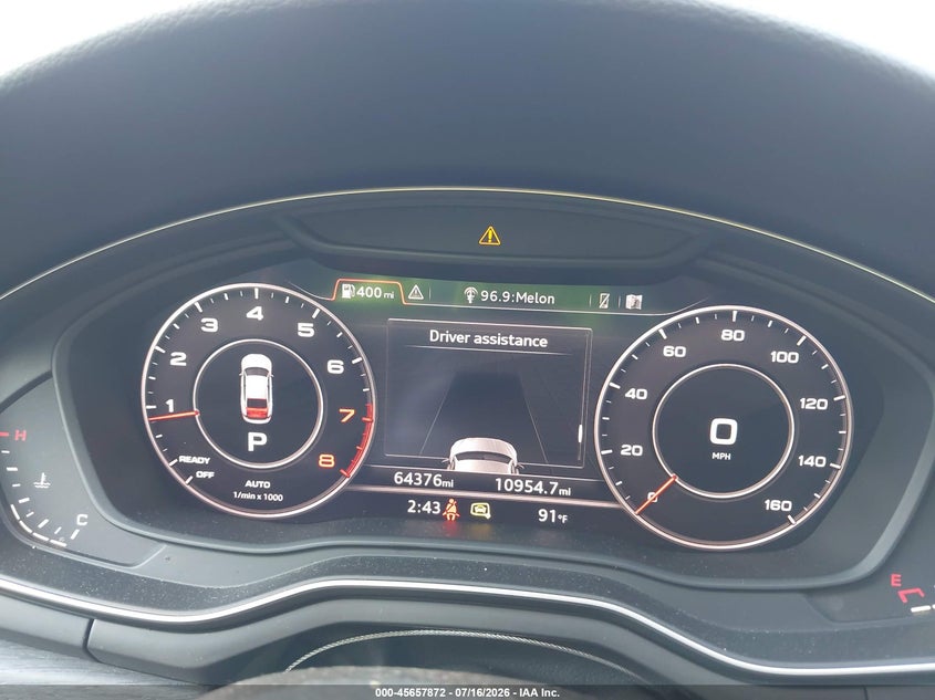 2018 Audi A5 2.0T Premium VIN: WAUENCF53JA061136 Lot: 45657872