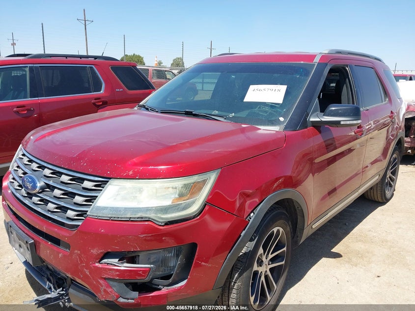 Vin: 1fm5k7d89ggc33378, lot: 46156490, ford explorer xlt 20162