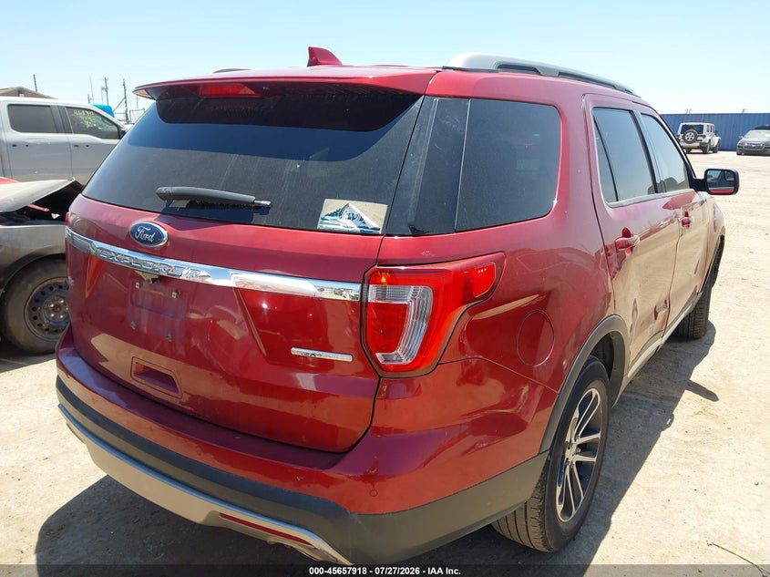Vin: 1fm5k7d89ggc33378, lot: 46156490, ford explorer xlt 20164