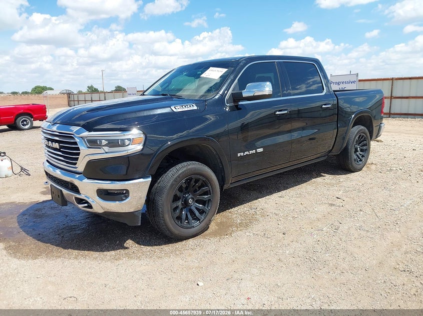 Vin: 1c6srfkt3ln415529, lot: 46156511, ram 1500 laramie longhorn  4x4 5'7 box 20202