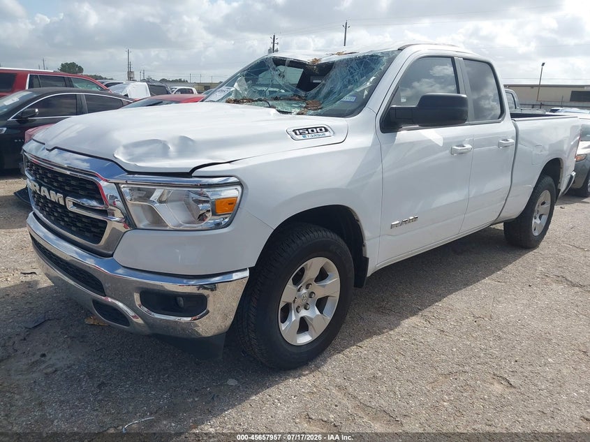 Vin: 1c6rrebg3nn273536, lot: 46156529, ram 1500 lone star  4x2 6'4 box 20222