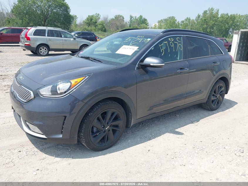 Vin: kndcc3lc6k5299432, lot: 46156542, kia niro s touring 20192