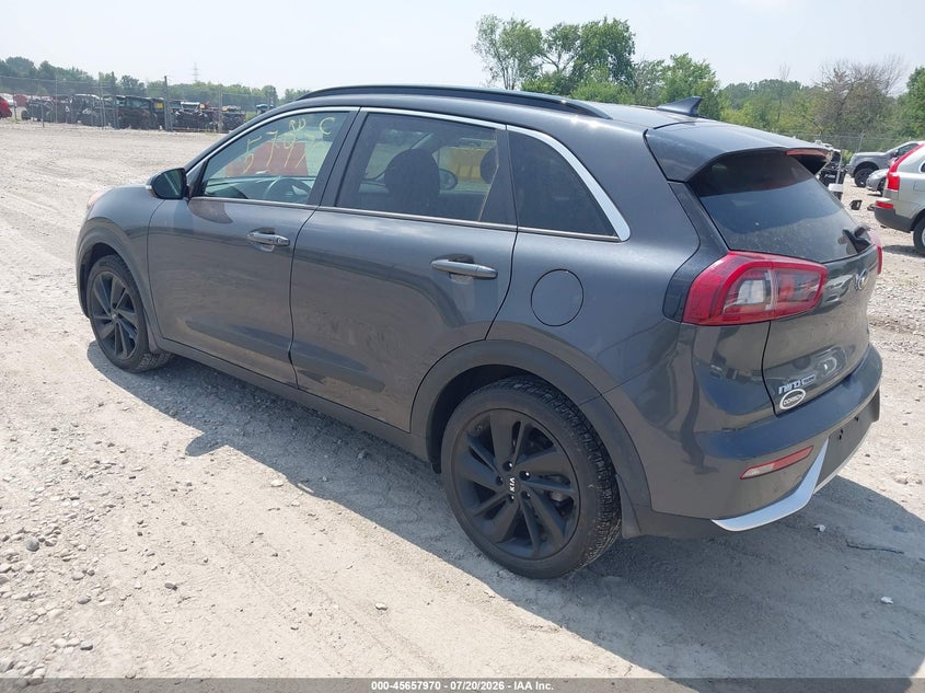 Vin: kndcc3lc6k5299432, lot: 46156542, kia niro s touring 20193