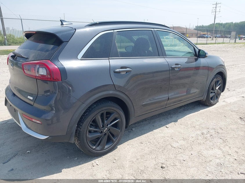 Vin: kndcc3lc6k5299432, lot: 46156542, kia niro s touring 20194