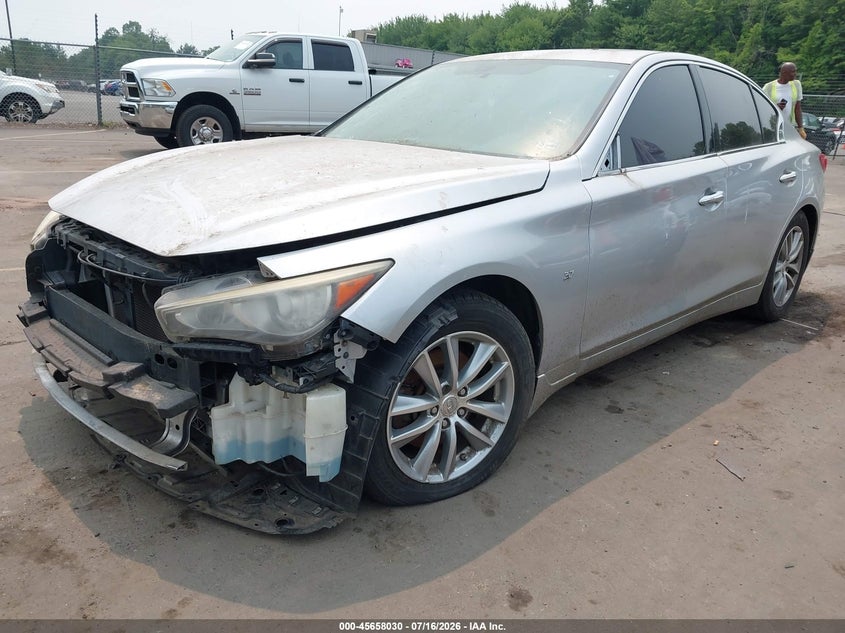 Vin: jn1bv7ar3em688028, lot: 46156602, infiniti q50 premium 20142