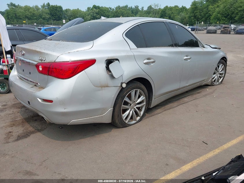 Vin: jn1bv7ar3em688028, lot: 46156602, infiniti q50 premium 20144