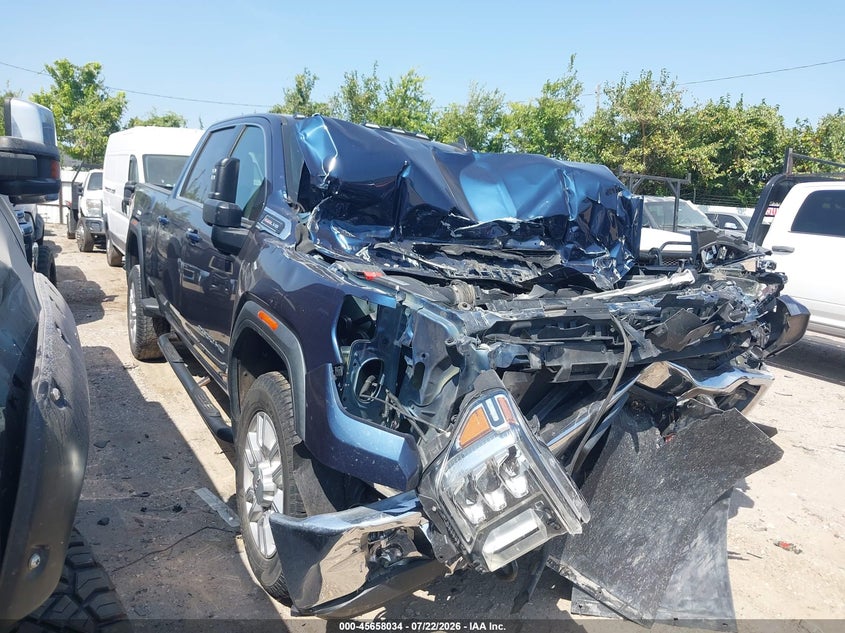 2021 GMC Sierra 2500Hd 4Wd Standard Bed Sle, Front, IAAI, VIN 1GT49ME78MF129935