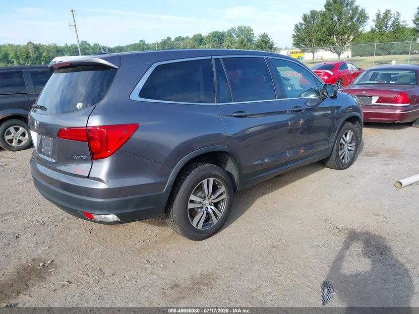 Vin: 5fnyf6h56gb032483, lot: 46156652, honda pilot ex-l 20164
