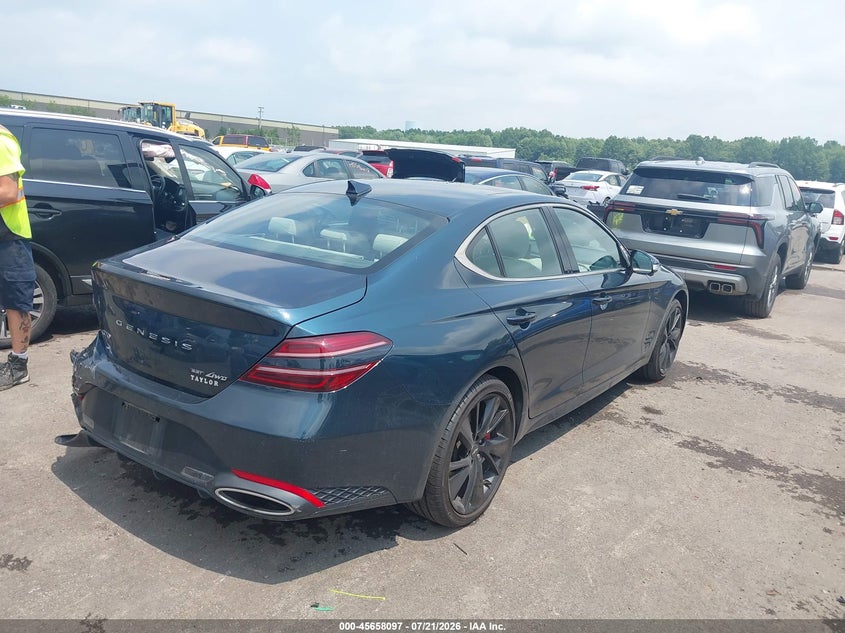 2022 Genesis G70 3.3T Awd VIN: KMTG54TE1NU082532 Lot: 45658097