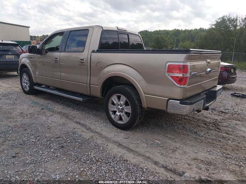 Vin: 1ftfw1ct7cfb50273, lot: 46156694, ford f-150 lariat 20123
