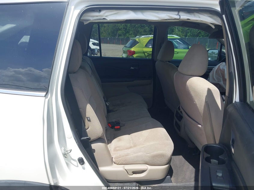 2017 HONDA PILOT auction photo 8