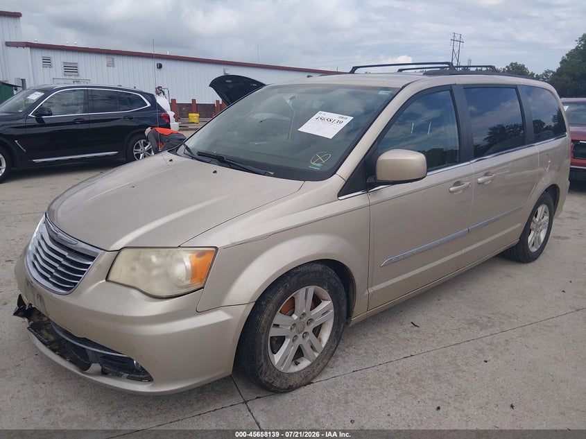 Vin: 2c4rc1bg0dr517504, lot: 46156711, chrysler town & country touring 20132