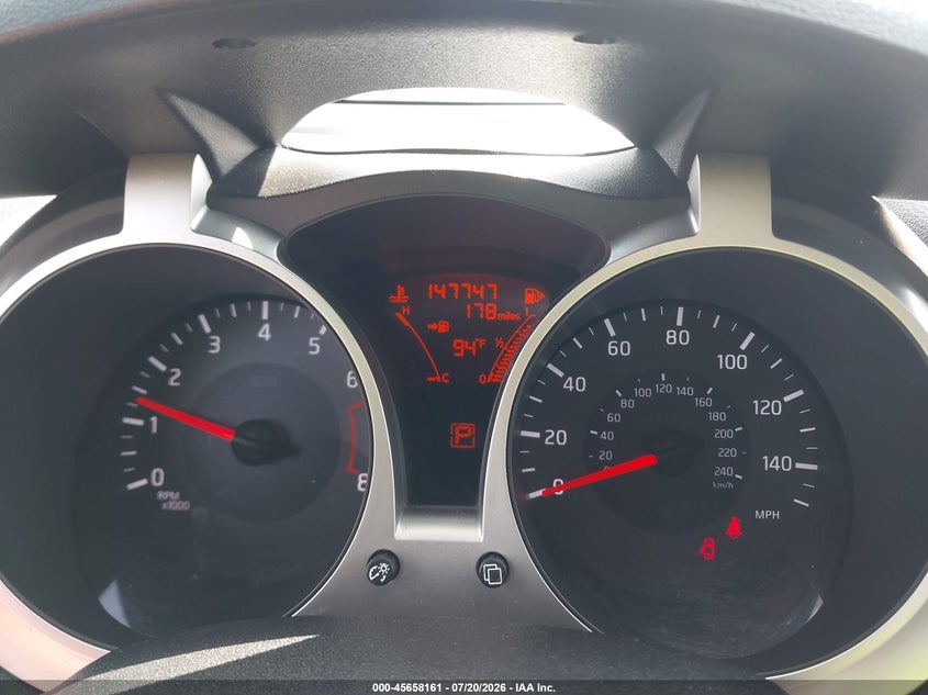 2014 Nissan Juke Sv VIN: JN8AF5MV5ET484358 Lot: 45658161