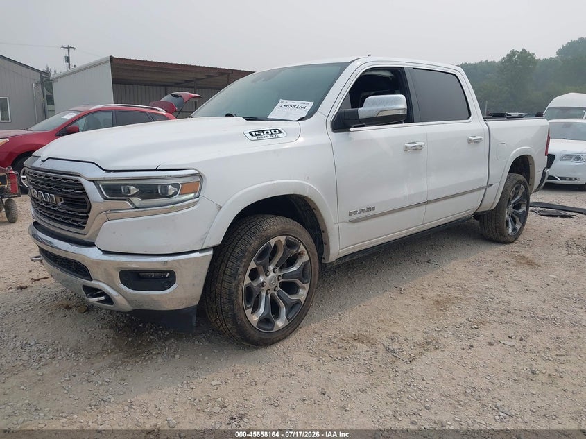 Vin: 1c6srfht3ln412217, lot: 46156736, ram 1500 limited  4x4 5'7 box 20202