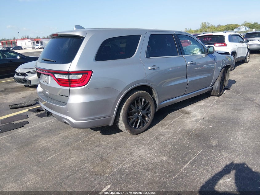 Vin: 1c4rdhdg8gc394406, lot: 46156799, dodge durango limited 20164
