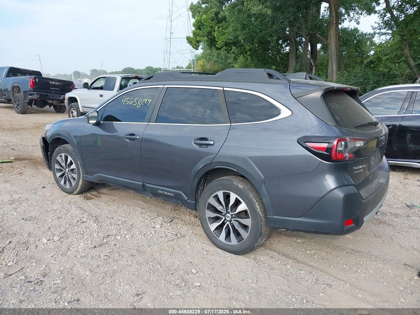 Vin: 4s4btanc6p3176581, lot: 46156801, subaru outback limited 20233
