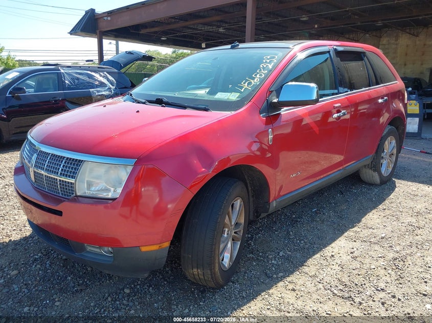 Vin: 2lmdj8jc7abj24370, lot: 46156805, lincoln mkx 20102