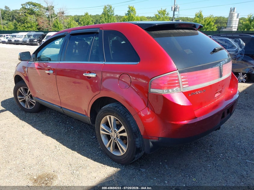 Vin: 2lmdj8jc7abj24370, lot: 46156805, lincoln mkx 20103