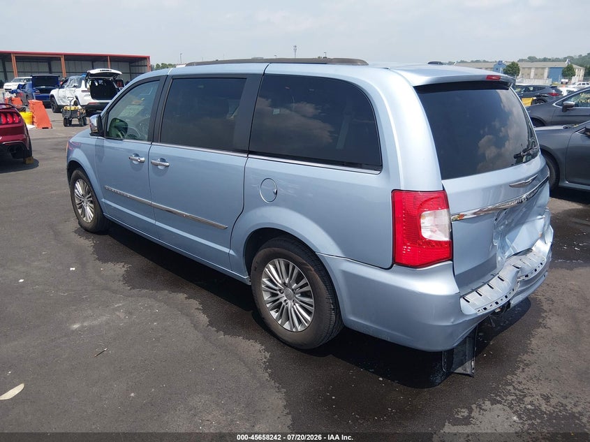 Vin: 2c4rc1cg9dr570720, lot: 46156814, chrysler town & country touring-l 20133