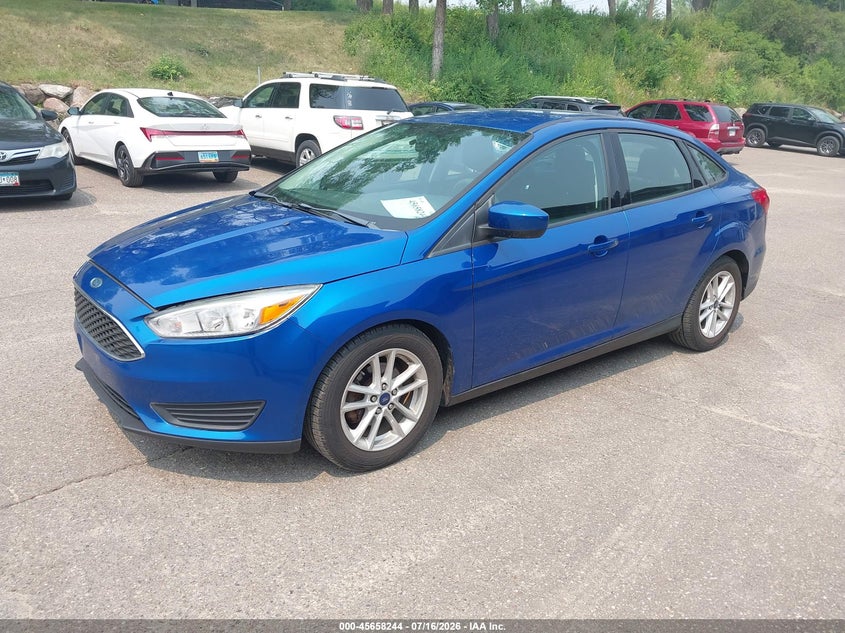 2018 Ford Focus, Обычный износ, IAAI, VIN 1FADP3F24JL327420 — фото 2
