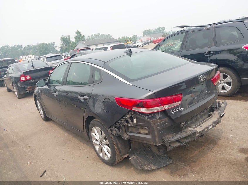 Vin: 5xxgt4l33hg130769, lot: 46156820, kia optima lx 20173