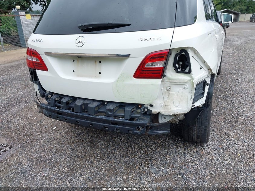 2013 Mercedes-Benz Ml 350 4Matic VIN: 4JGDA5HB3DA143764 Lot: 45658312