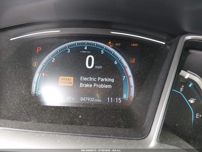 2019 HONDA CIVIC auction photo 7