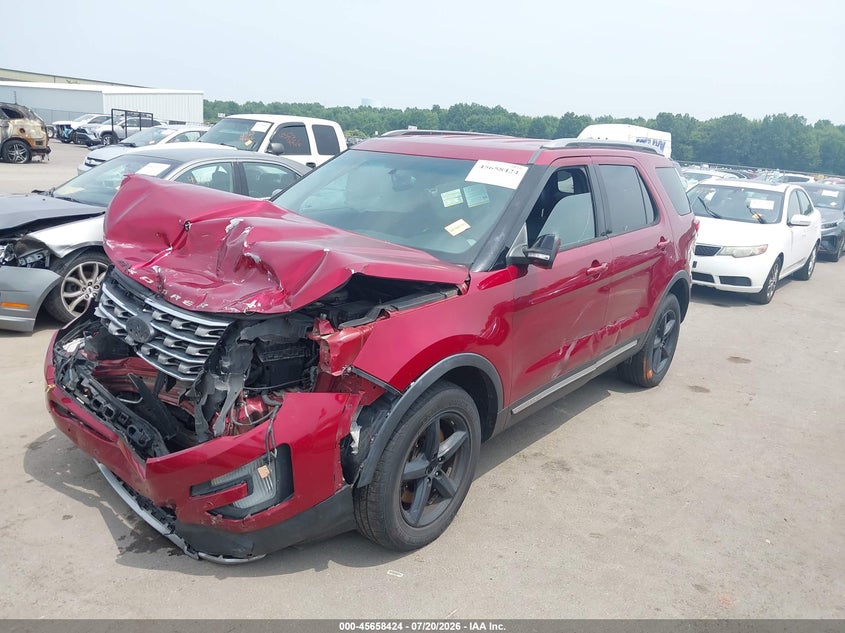 Vin: 1fm5k8d84hga67987, lot: 46156996, ford explorer xlt 20172